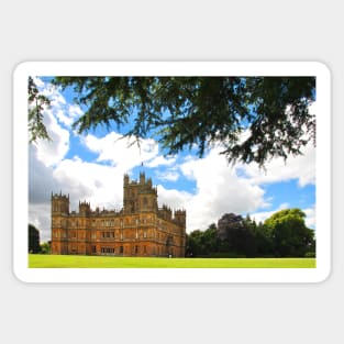 Highclere Castle Downton Abbey Hampshire England Sticker